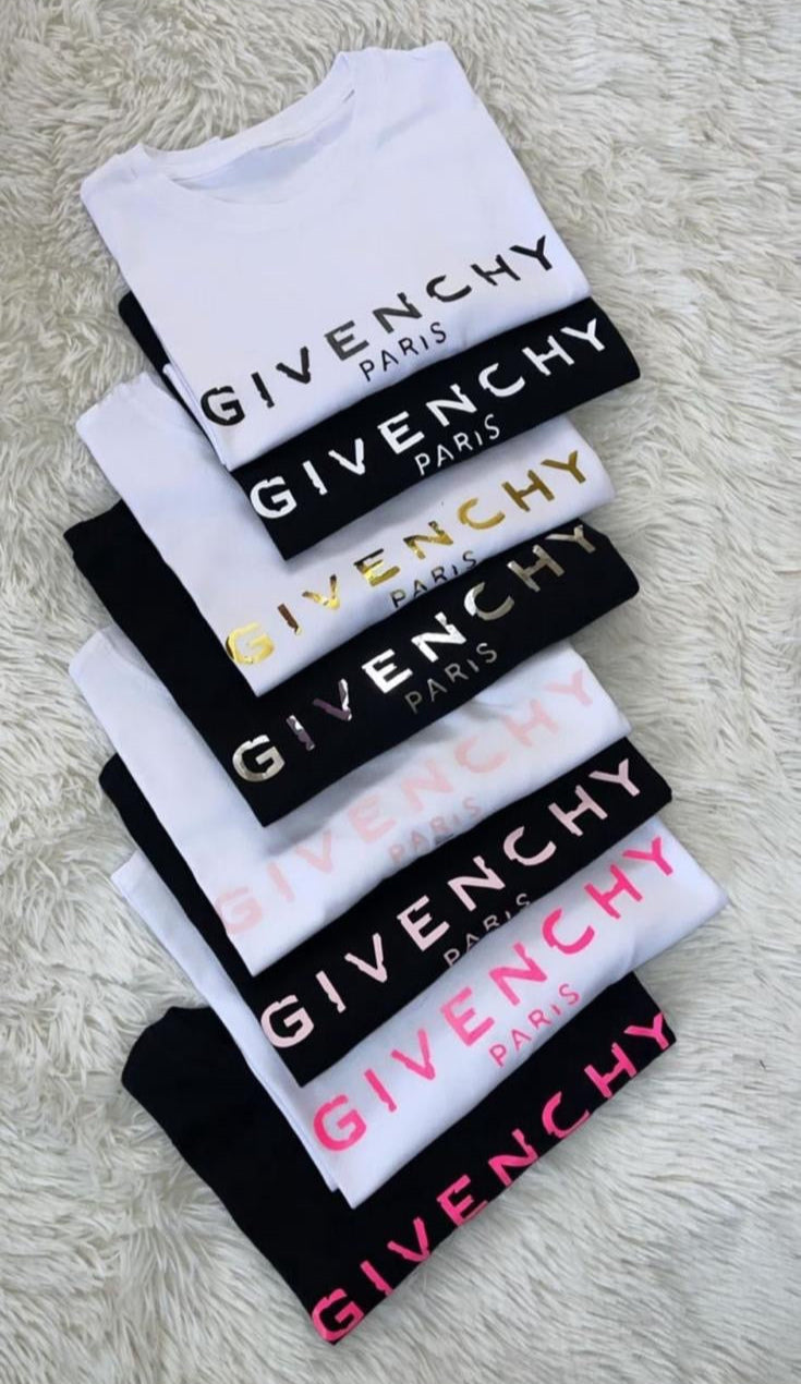 Givana – T-shirt GVNC Estiva Nero/Bianco con Stile Street