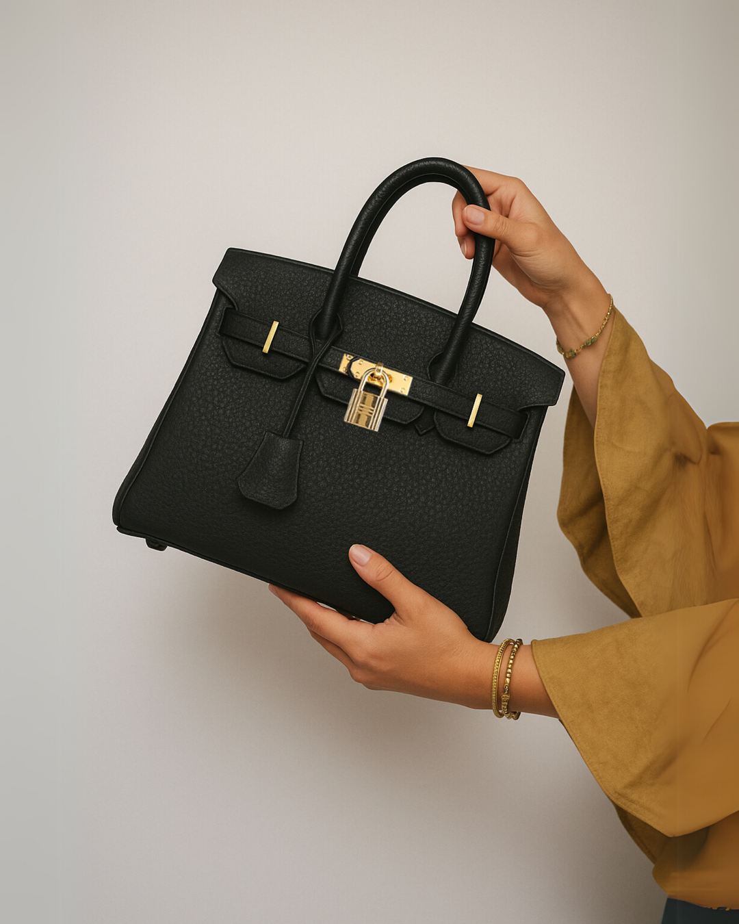 Rivona – Borsa a Mano Elegante in Vera Pelle
