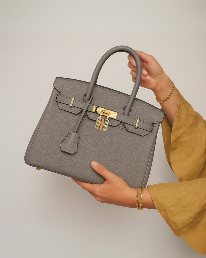 Rivona – Borsa a Mano Elegante in Vera Pelle