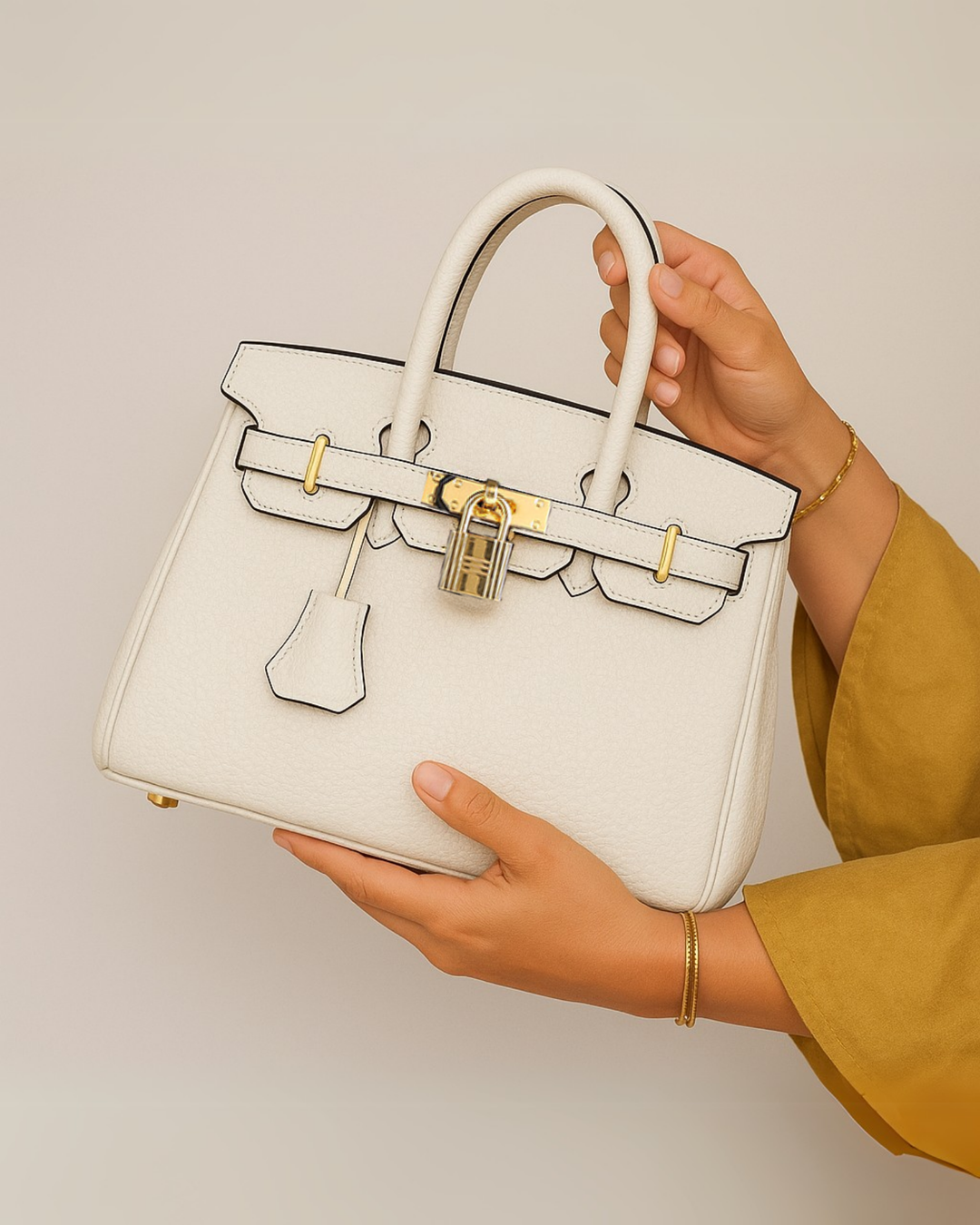 Rivona – Borsa a Mano Elegante in Vera Pelle