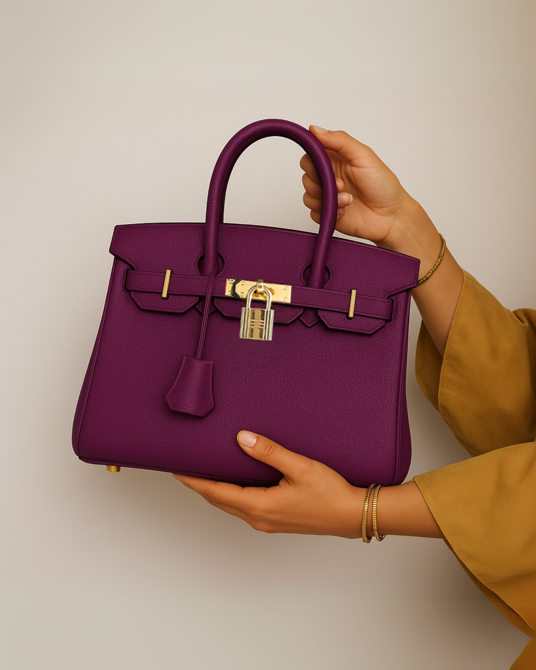Rivona – Borsa a Mano Elegante in Vera Pelle