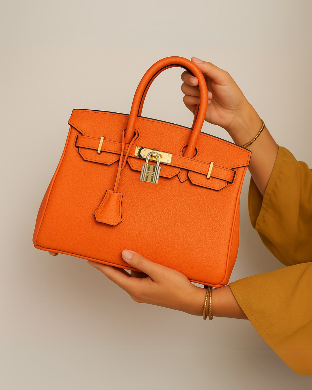 Rivona – Borsa a Mano Elegante in Vera Pelle