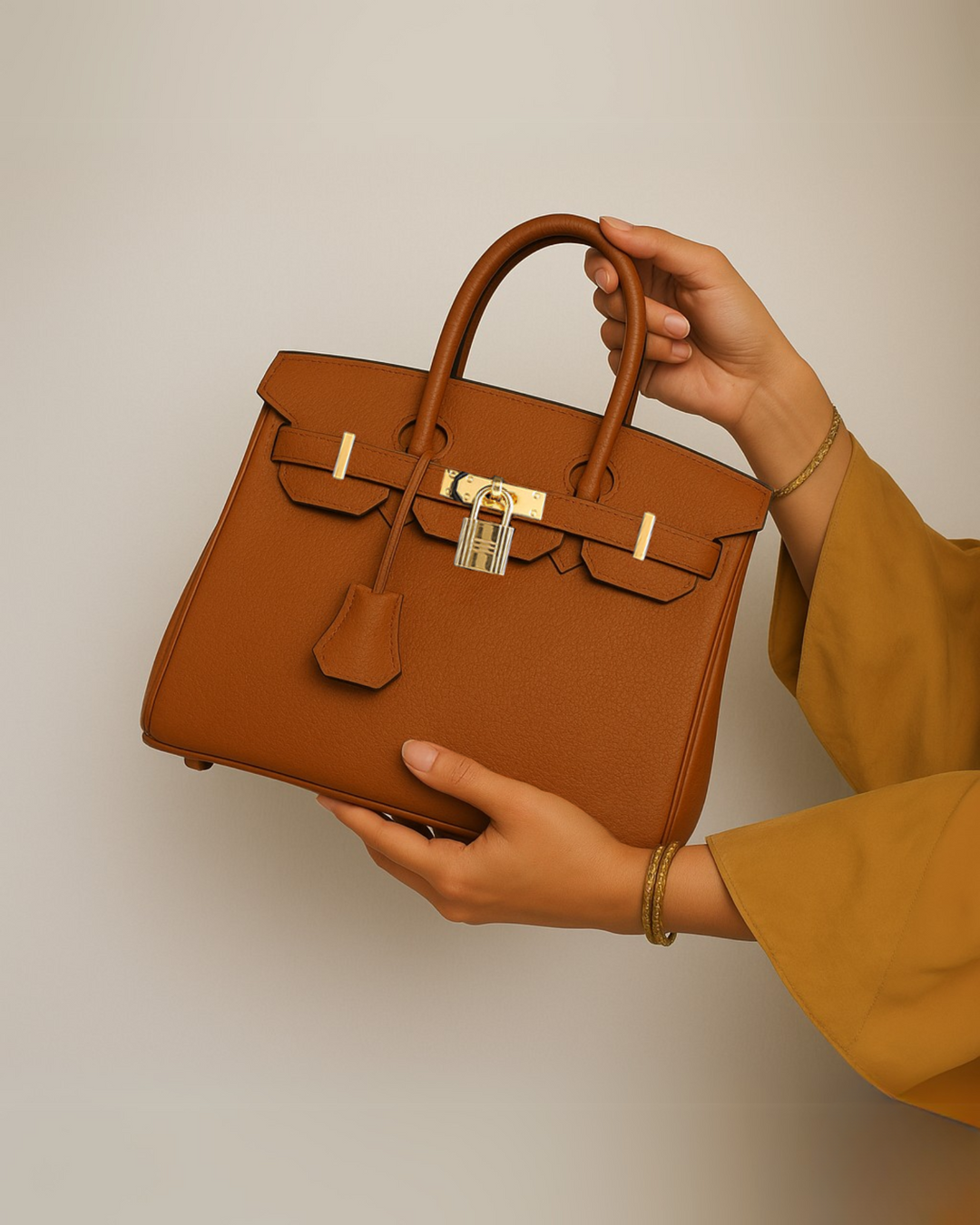 Rivona – Borsa a Mano Elegante in Vera Pelle