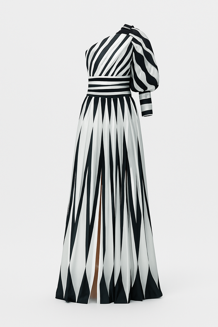 Sira – Maxi Dress with Stripes