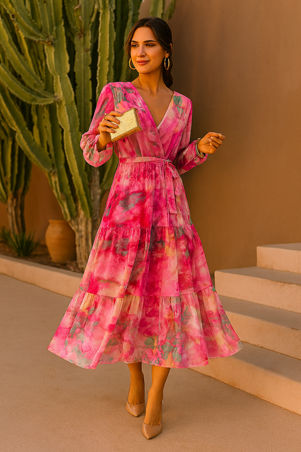 Evelyn – Acquerello Dress