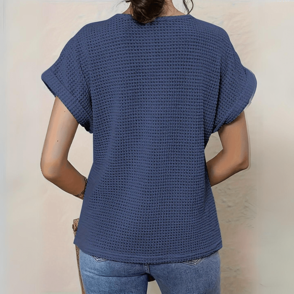 Karélia – Blusa Elegante Stile Ibiza con Dettagli in Pizzo
