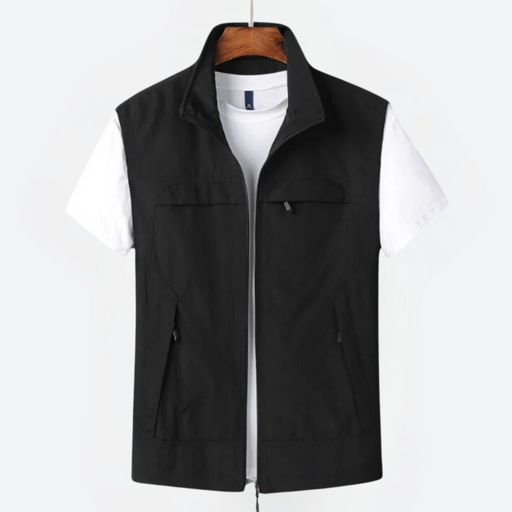 Mervan – Gilet Estivo Leggero con Tasche Multiple