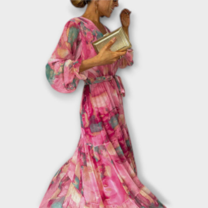 Evelyn – Acquerello Dress