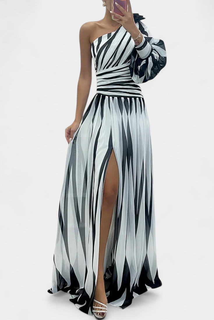 Sira – Maxi Dress with Stripes