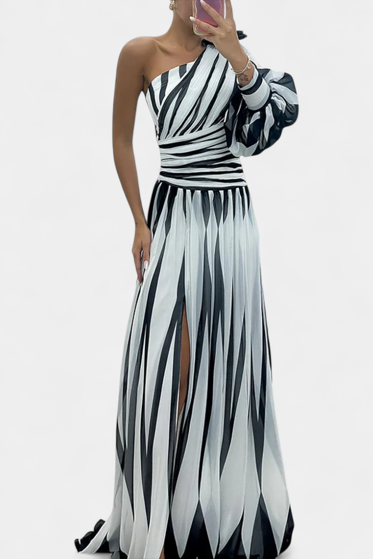 Sira – Maxi Dress with Stripes