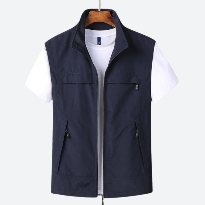 Mervan – Gilet Estivo Leggero con Tasche Multiple