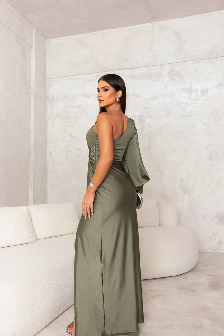 Mireya – Satin One-Shoulder Top